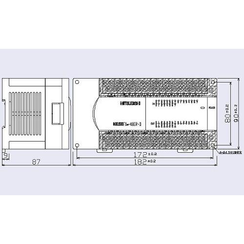 三菱電機 〓 マイクロシーケンサ入出力増設機器（DC電源タイプ増設ユニット） 〓 FX2N-48ER-D |  | 01
