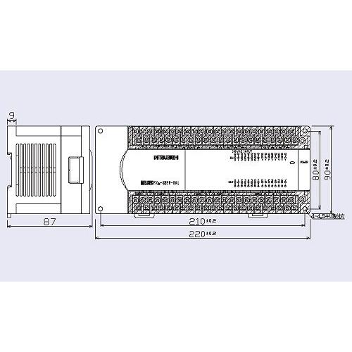 三菱電機 〓 マイクロシーケンサ入出力増設機器（AC電源、AC100V入力タイプ増設ユニット） 〓 FX2N-48ER-UA1/UL |  | 01