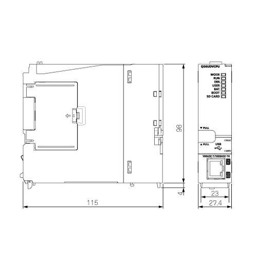 三菱電機 〓 ユニバーサルモデル高速タイプQCPU Q06UDVCPU : IK21