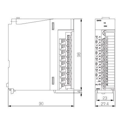 測温抵抗体入力ユニット Q64RD 三菱電機（MITSUBISHI ELECTRIC） Q64RD 測温抵抗体入力ユニット 4