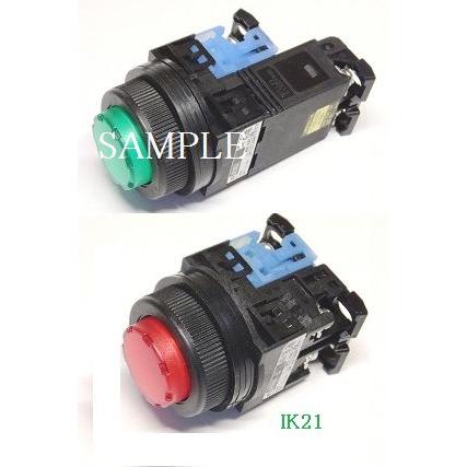 富士電機 〓 【防油形AR30形突形照光押しボタンスイッチ（LED)：黄】接点構成：1a　ランプ使用電圧：220V 〓 AR30E0L-10M3Y | 