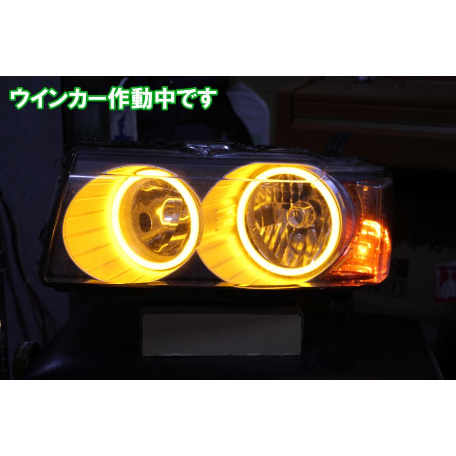 クロスロード RT ウインカー連動 イカリング エンジェルアイ LED デイ