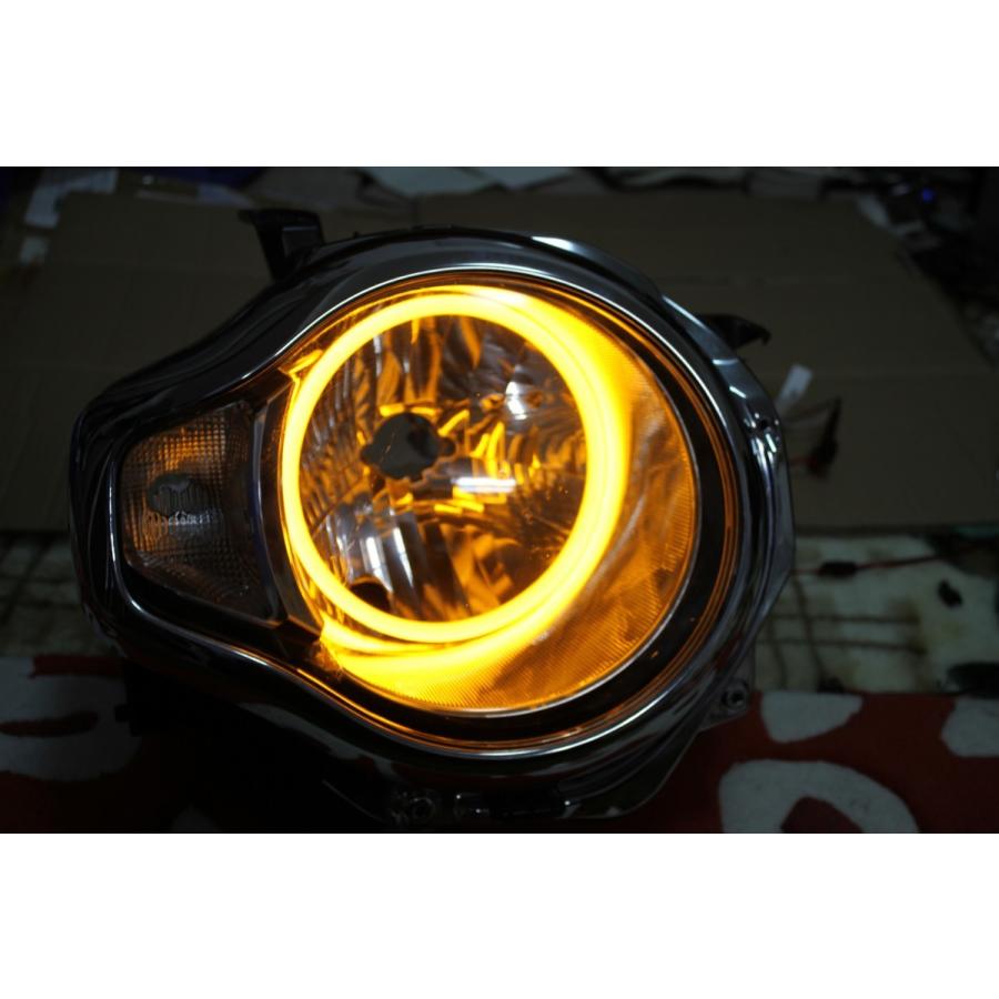 ☆ハスラー ウインカー連動イカリング。ダブルアクション LED