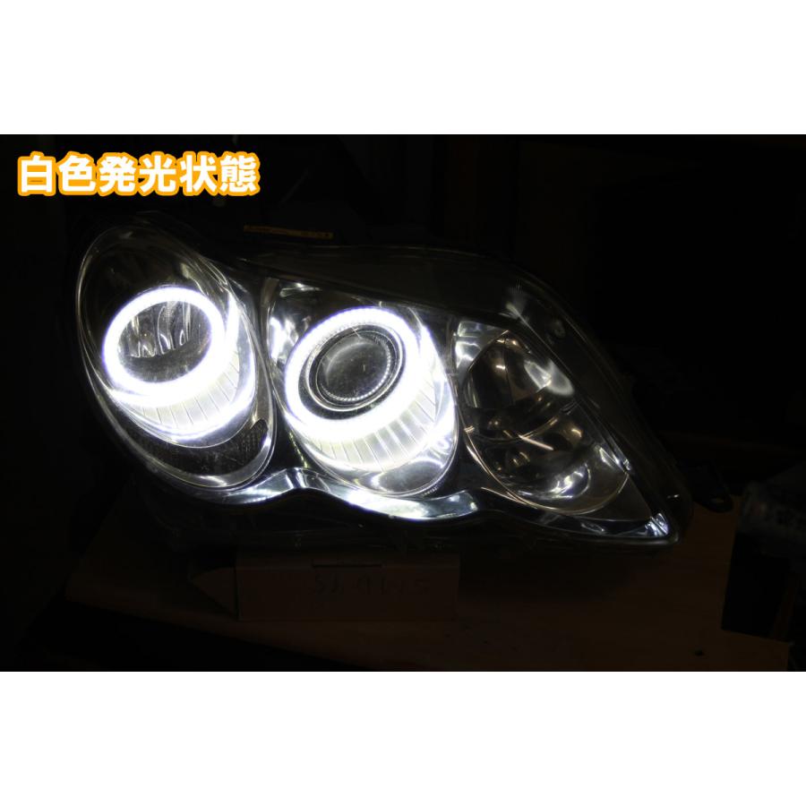 マークX 120系前期後期 ウインカー連動 LED イカリング デイ
