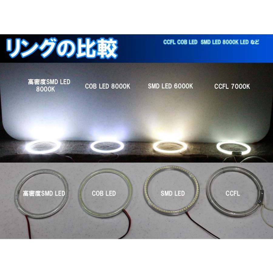 ★トヨタ マークＸ 130系前期 SMD LED 6000K 最強イカリング エンジェルアイ ２万台以上の販売実績　配線キット、マニュアル付属｜ikaring｜05