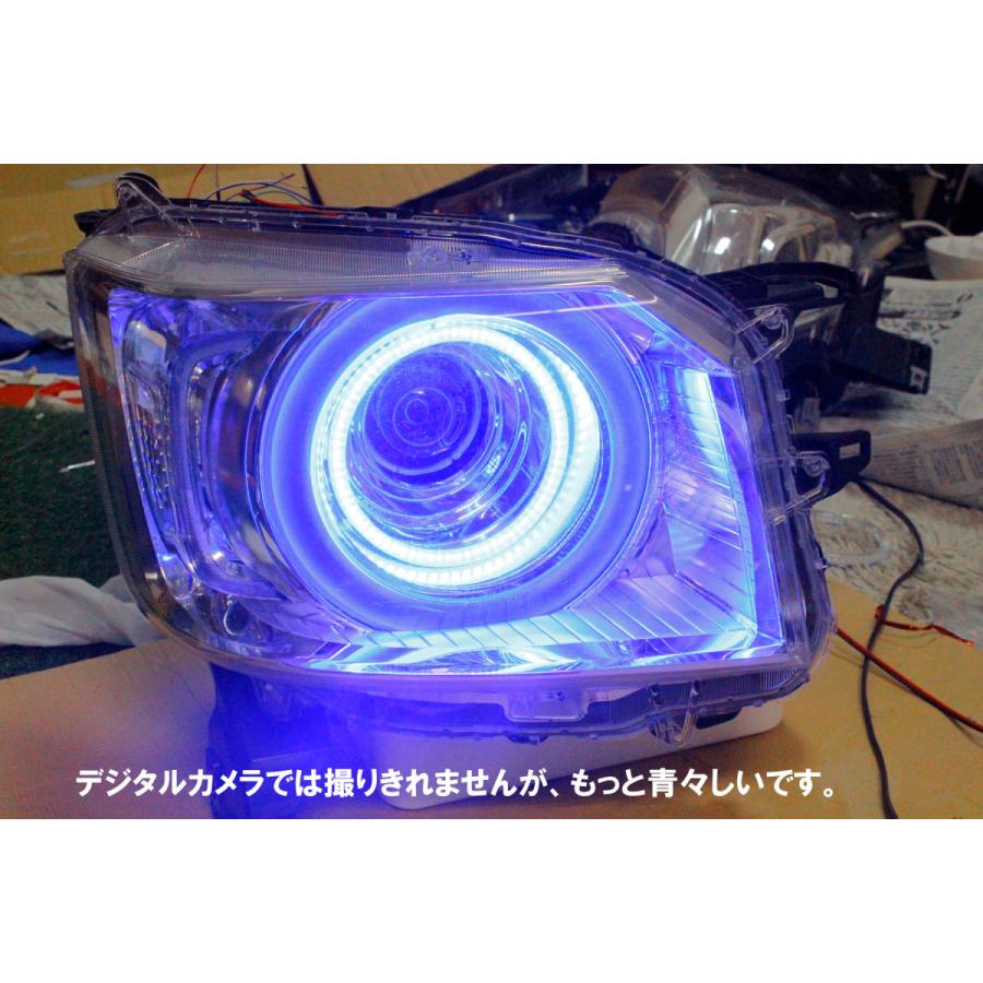 アクセサリー bluebox N-BOX JF3 JF4 青色イカリング 純正イカリングの内側用。純正