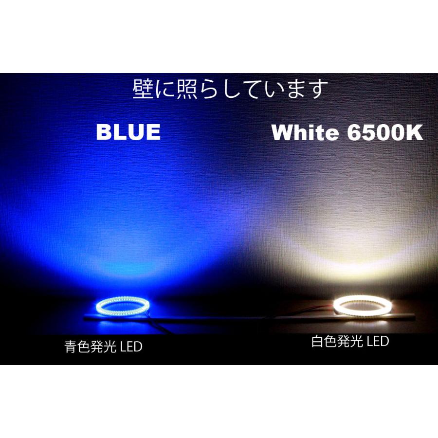 タントカスタム LA600S SMD LED 青色 ブルー イカリング 4灯 取り付け 