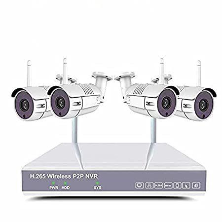 低価格で大人気の Home 特別価格YXMN Wireless Surveillan Wireless kit NVR H.265 System Camera Security 防犯カメラ