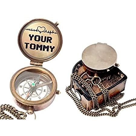 直売人気商品 真鍮 航海 Your Tommy Compass Love ギフト Compass コンパス 真鍮 コンパス マイン クラフト