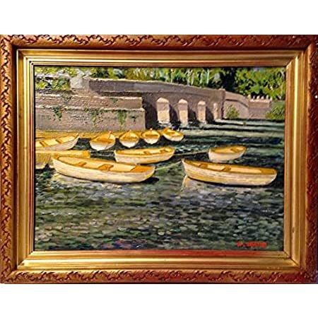 【ふるさと割】 特別価格Boats in a Moat好評販売中 日本画