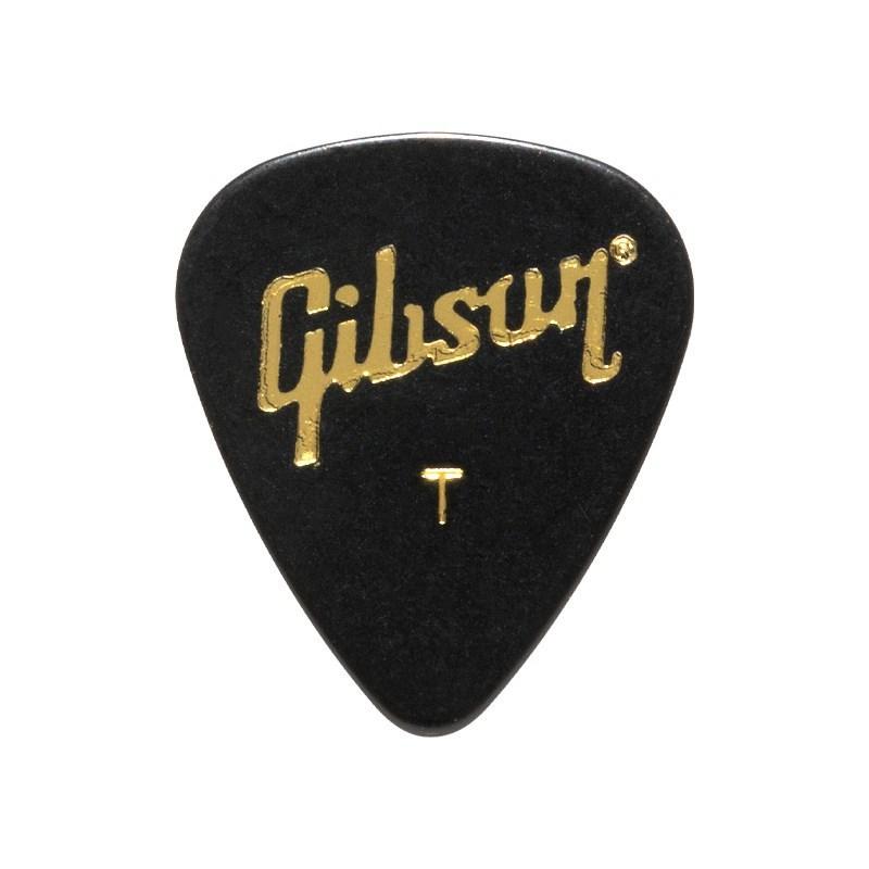 Gibson Gross Black Standard Style Pick (ティアドロップ型/シン)｜ikebe-revole