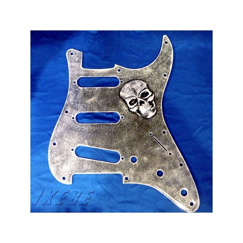 Q-PARTS Skull 3D Dirty Metal Strat Pickguard Silver 商品一覧 - イケベ楽器リボレ秋葉原店 - 売れ筋通販 - Yahoo!ショッピング