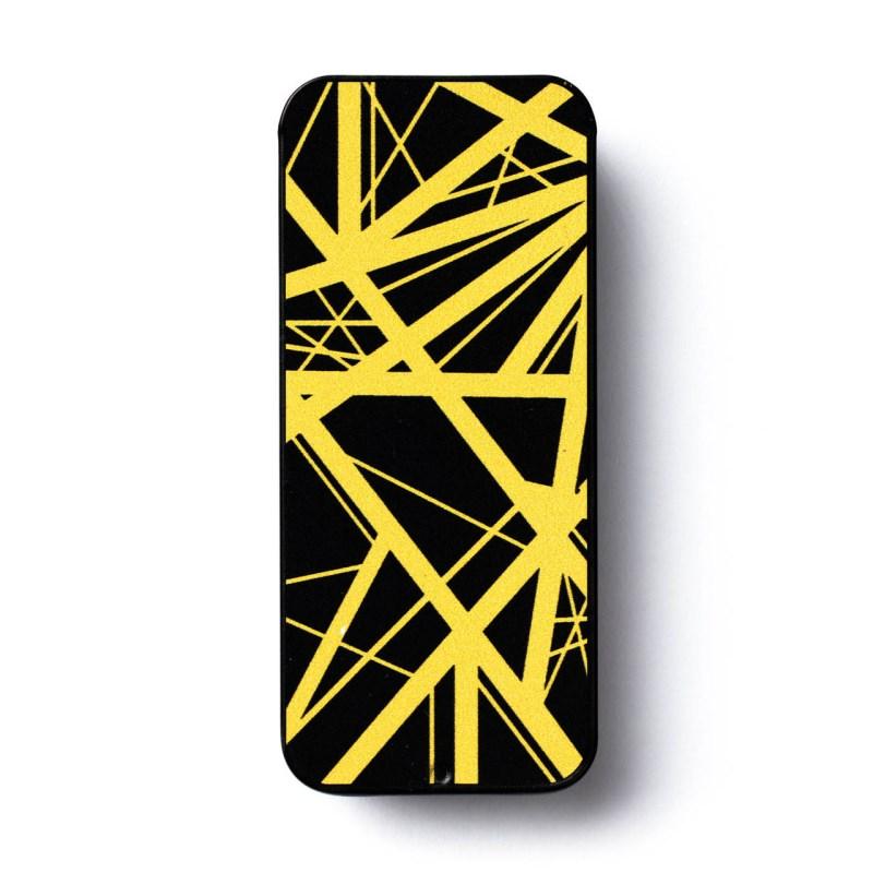 Dunlop (Jim Dunlop) EDDIE VAN HALEN GUITAR PICK & TINS (EVHPT04 Black With Yellow Stripe)｜ikebe-revole｜03