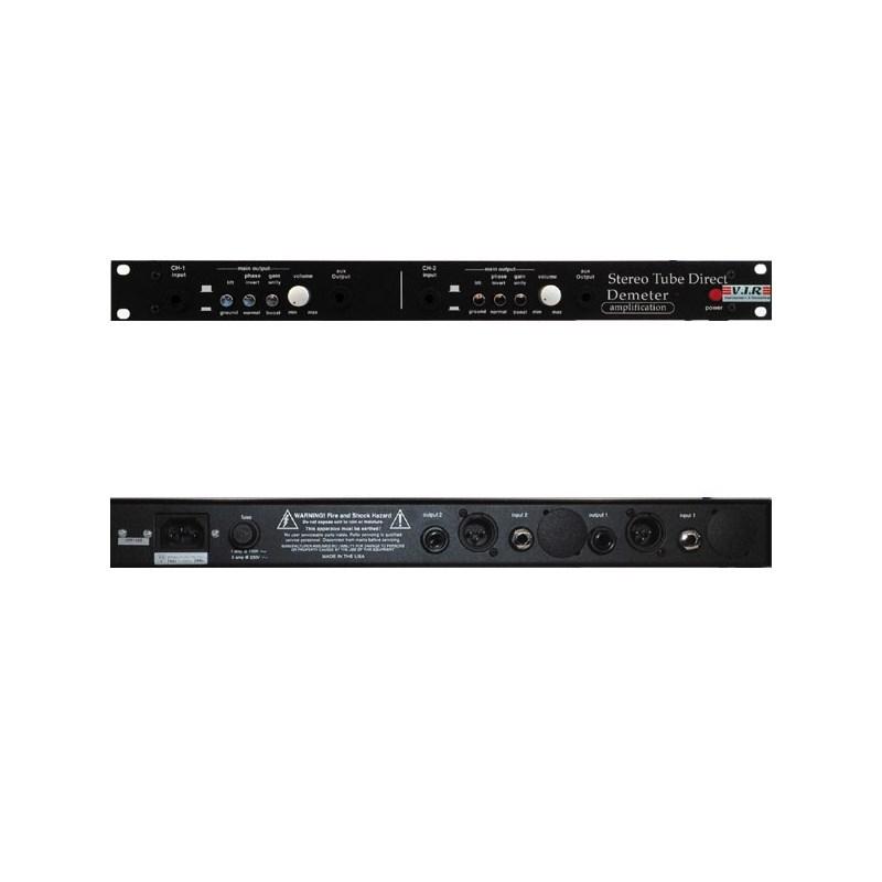 Demeter STDB-1 V.I.R 【Stereo Tube Direct Box / Line Driver】 【受注発注品・納期3〜4週間】