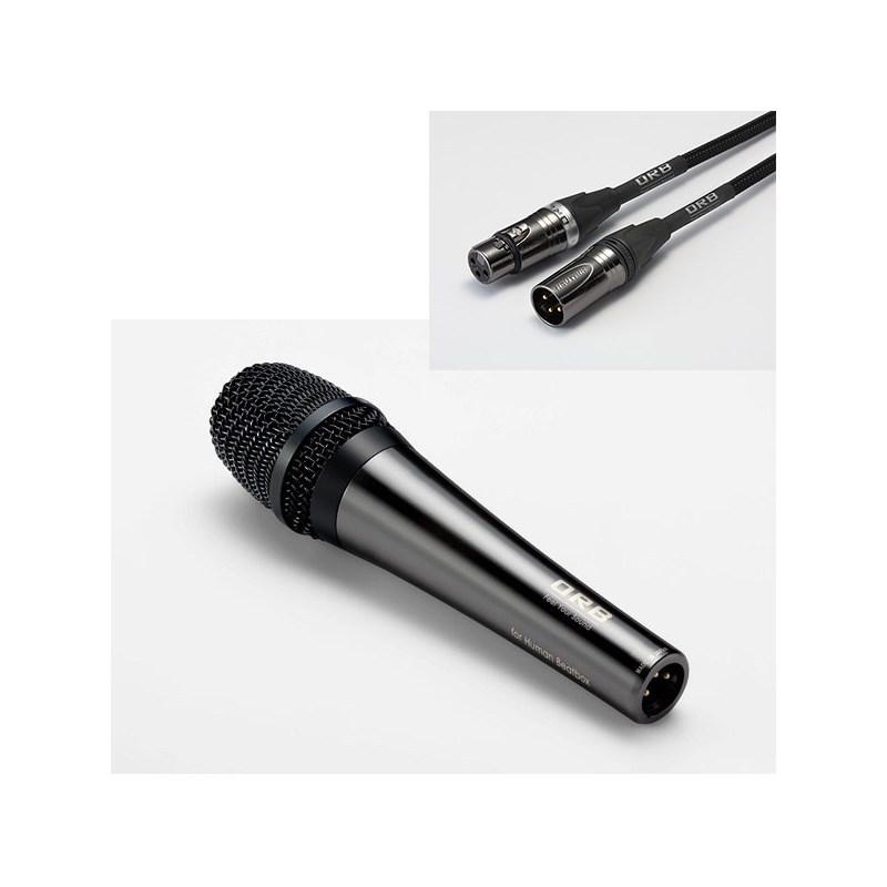 ORB Clear Force Microphone premium for Human Beatbox/CF-3FHB【専用マイクケーブルJ10-XLR Pro(1m)セット】｜ikebe-revole