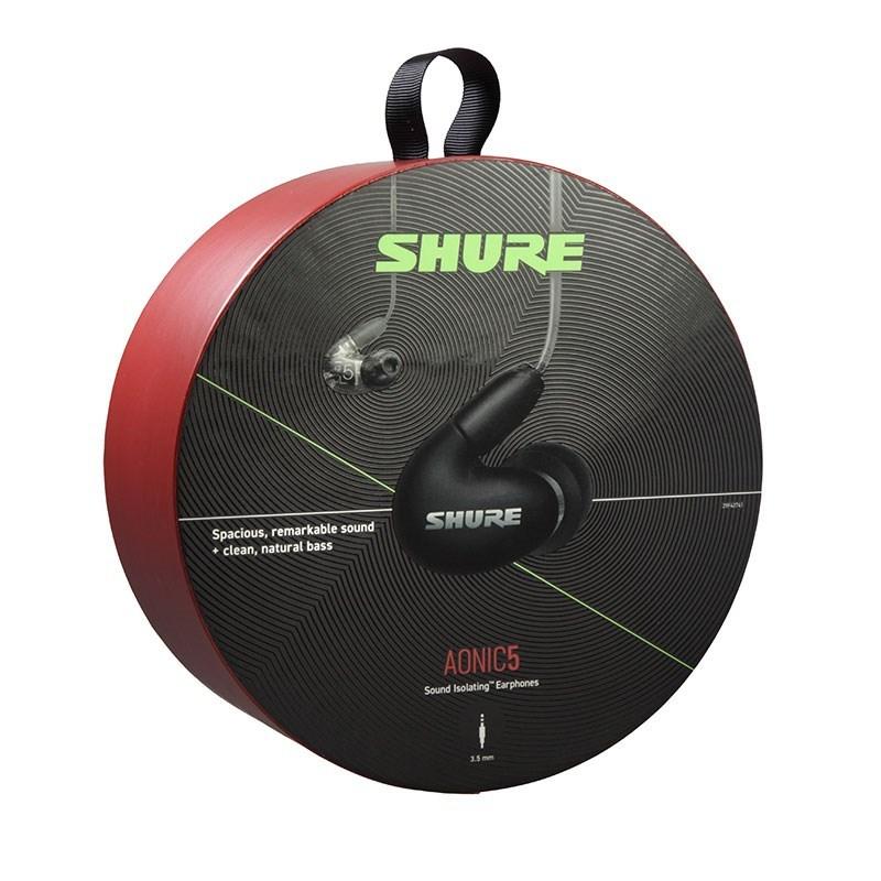 シュアー　AONIC5 ブラック 楽天市場】SHURE AONIC 5 高遮音性イヤホン マイク・リモコン