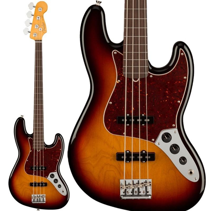 Fender - USA American Professional II Jazz Bass FRETLESS (3-Color Sunburst/Rosewood) 【生み出すことやり遂げる品】 【The Spring Summer 2026 Campaign】