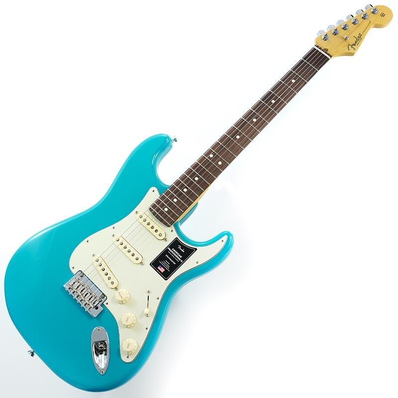 Fender USA American Professional II Stratocaster (Miami Blue/Rosewood)の画像