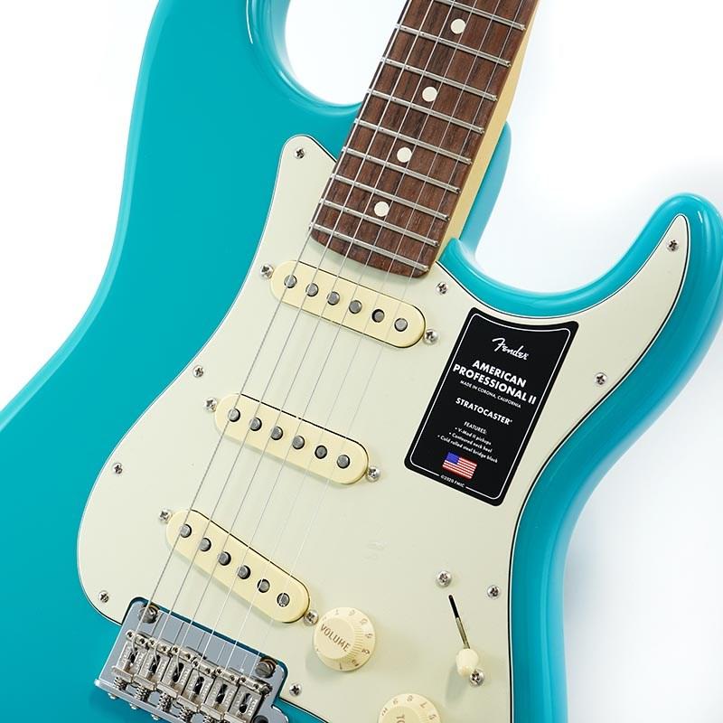 Fender USA American Professional II Stratocaster (Miami Blue/Rosewood)の画像