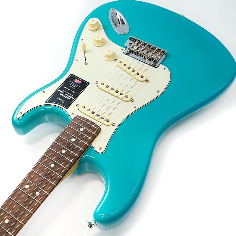 Fender USA American Professional II Stratocaster (Miami Blue/Rosewood)の画像