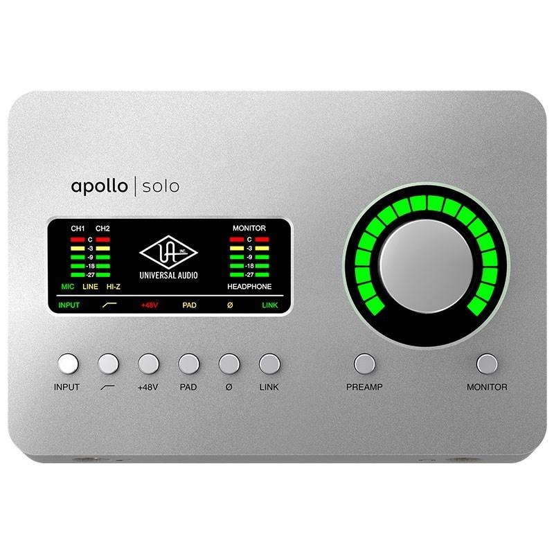 Universal Audio Apollo Solo USB Heritage Edition(Win専用)(オーディオインターフェイス)(ユニバーサルオーディオ)(DTM)の画像