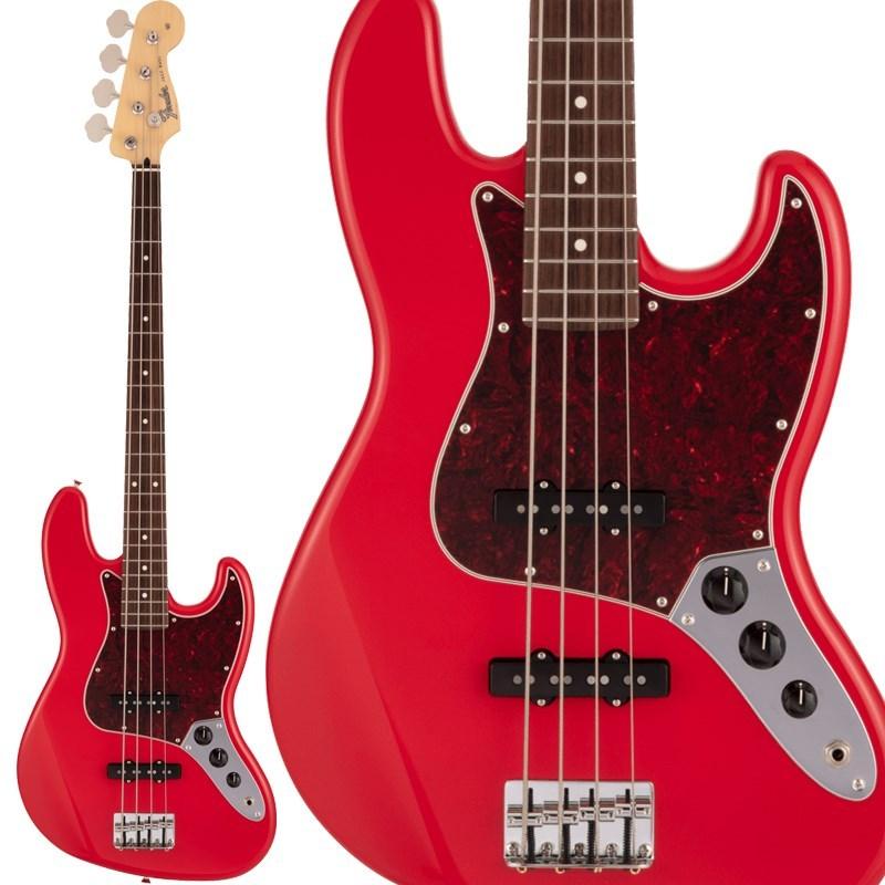 Fender Made in Japan Hybrid II Jazz Bass (Modena Red/Rosewood)