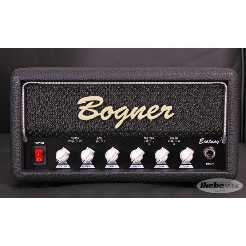 Bogner Ecstasy Mini Head 【Black Tolex/Black Grill/Silver Piping [White knobs]】※数量限定Bognerクリアファイルプレゼント！｜ikebe-revole｜02