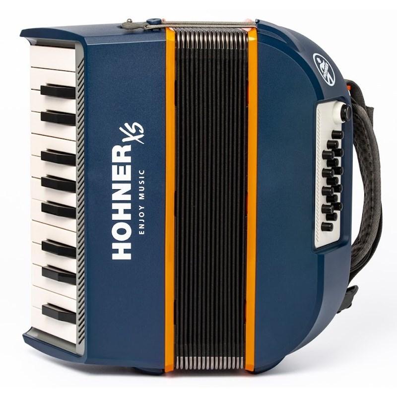 Hohner (アコーディオン専門店・出荷前検品発送)XSアコーディオン ピアノキー Dark Blue  ホーナー アコーディオン 入門向け ピアノ式 小型 ...の画像