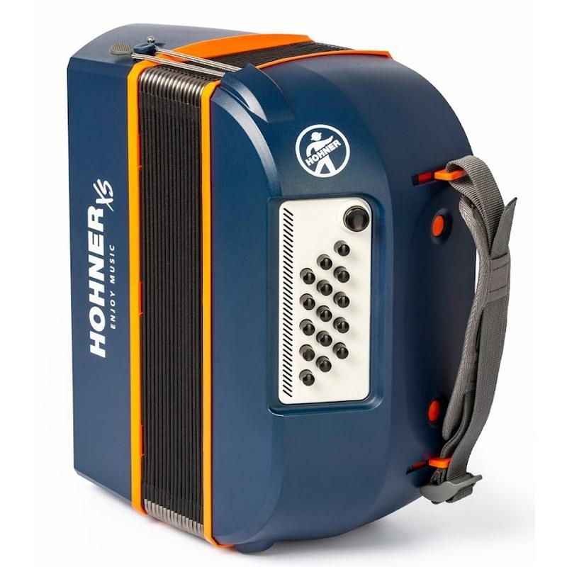 Hohner (アコーディオン専門店・出荷前検品発送)XSアコーディオン ピアノキー Dark Blue  ホーナー アコーディオン 入門向け ピアノ式 小型 ...の画像
