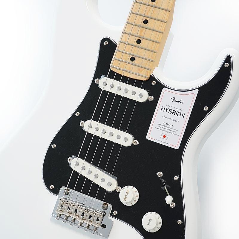 Fender Made in Japan Hybrid II Stratocaster (Arctic White/Maple)の画像