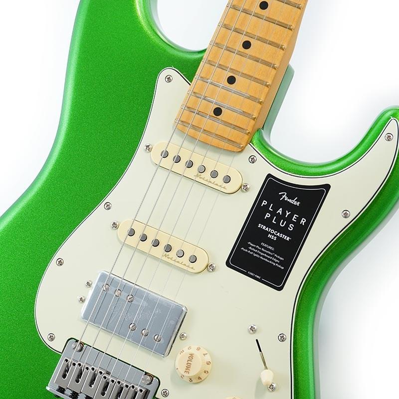 美品 Fender MEX Player Plus Stratocaster Fender MEX Player Plus Stratocaster HSS (Cosmic Jade/Maple