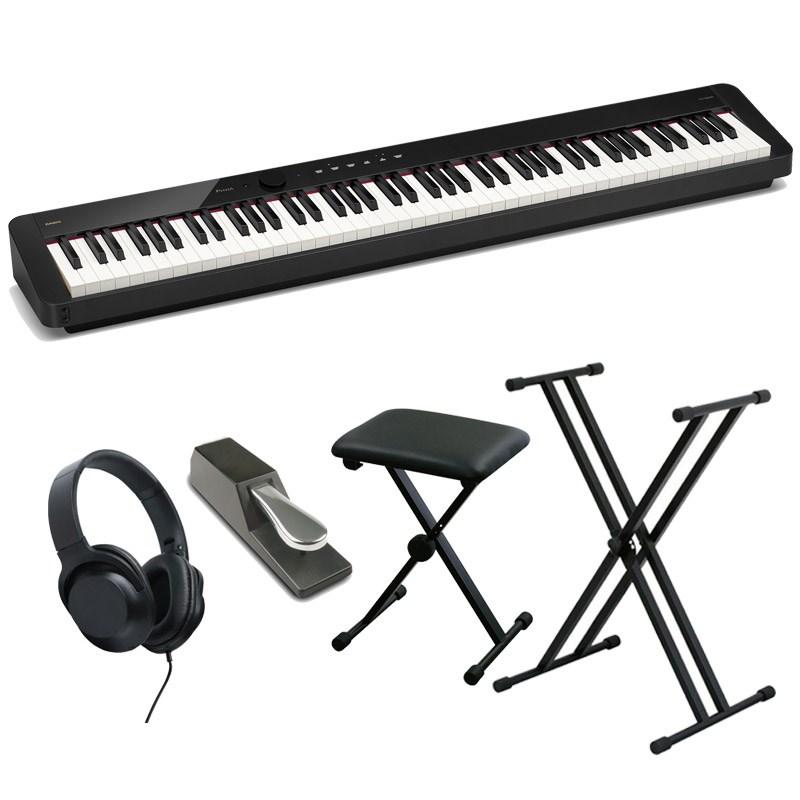 カシオ Casio スタンド & ペダル セット CASIO カシオ PX-S5000＋ダブルX型スタンド＋X型イス＋ダンパー