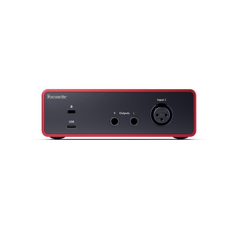 Focusrite Scarlett Solo gen4 (Cubase LE付属)(2in2out・USB-C オーディオインターフェイス)(フォーカスライト)(スカーレット)(4th Gen)の画像