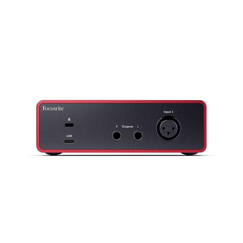 Focusrite Scarlett Solo gen4 (Cubase LE付属)(2in2out・USB-C オーディオインターフェイス)(フォーカスライト)(スカーレット)(4th Gen)の画像
