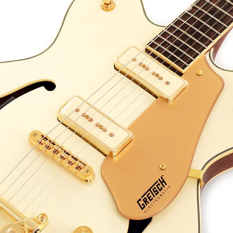 GRETSCH Electromatic Pristine LTD Center Block Double-Cut with Bigsby (White Gold/Laurel)_3