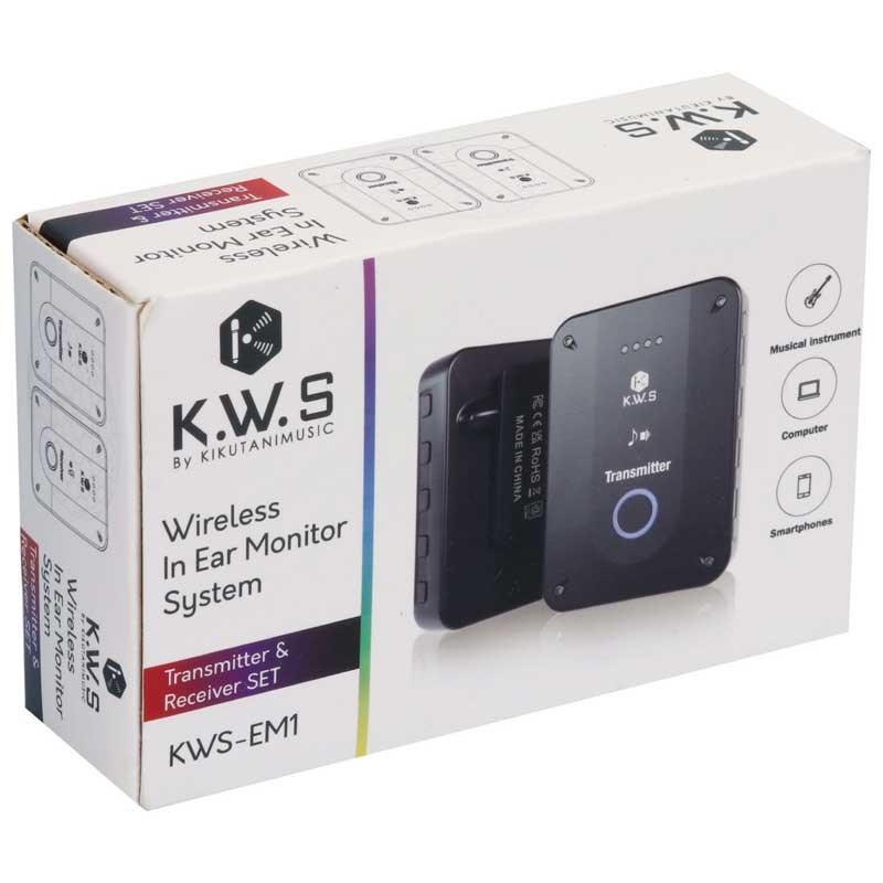 K.W.S KWS-EM1(イヤモニ)(初モニ)(2.4GHzワイヤレス・イヤーモニター
