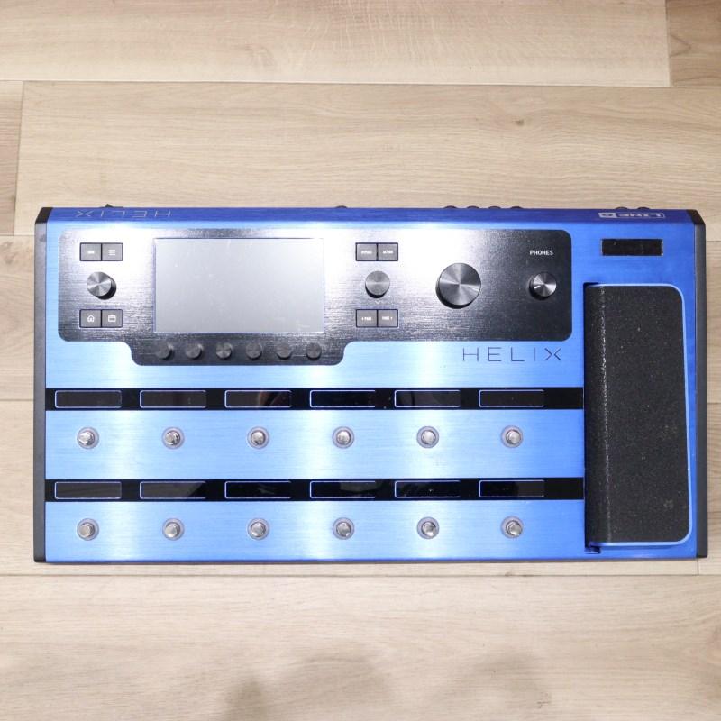 ハイブリッド】Line6 【USED】 Helix Floor Lightning Blue