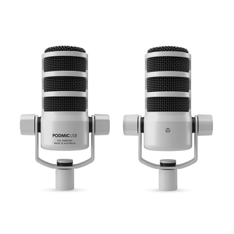 RODE PodMic(ホワイト)(ロード)(USBダイナミックマイクロフォン)(USB-C