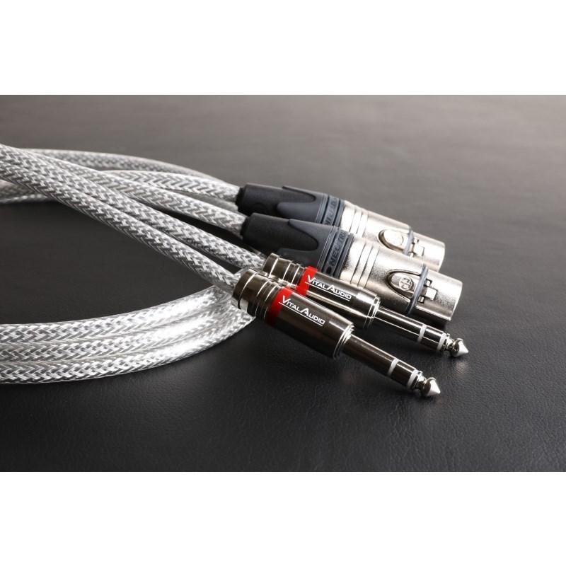 VitalAudio VAB-N Pair 3.0m 3FX/3P(VBN P-3F3P)(XLRメス-TRSフォーン)(バイタルオーディオ)(2本セット)の画像