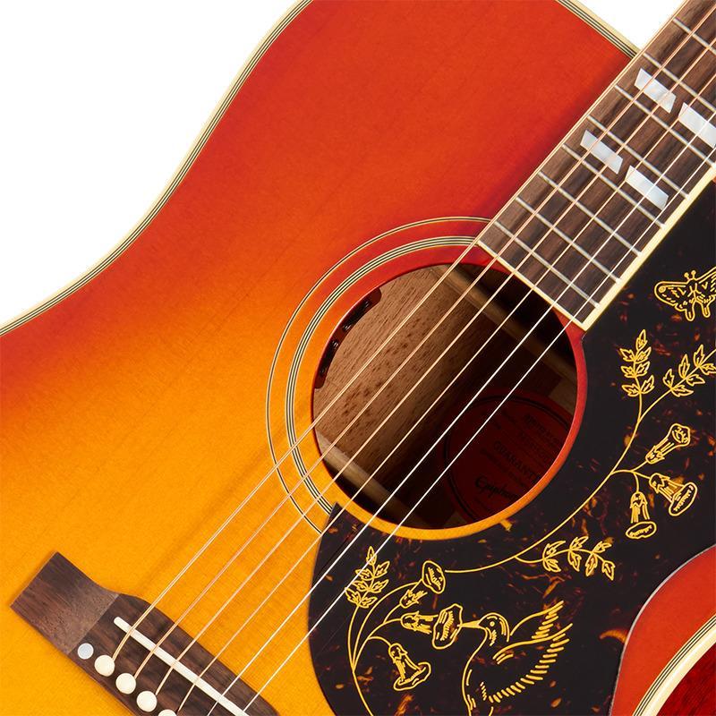 超美品 展示品 Epiphone PR-350B Wピックアップエレアコ Epiphone Hummingbird Deluxe EC Natural エレアコ ピックアップ搭載