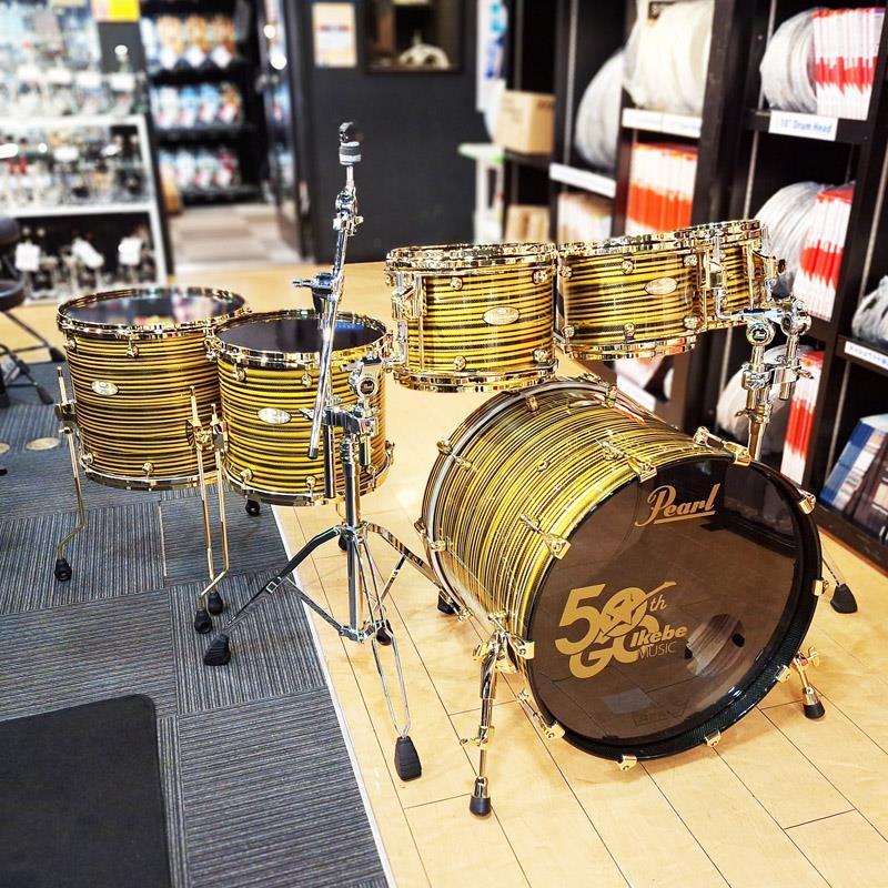 ［取引中］Pearl Masterworksドラムセット Pearl Pearl Masterworks 4pc Drum Kit [BD22，FT16，TT12，TT10