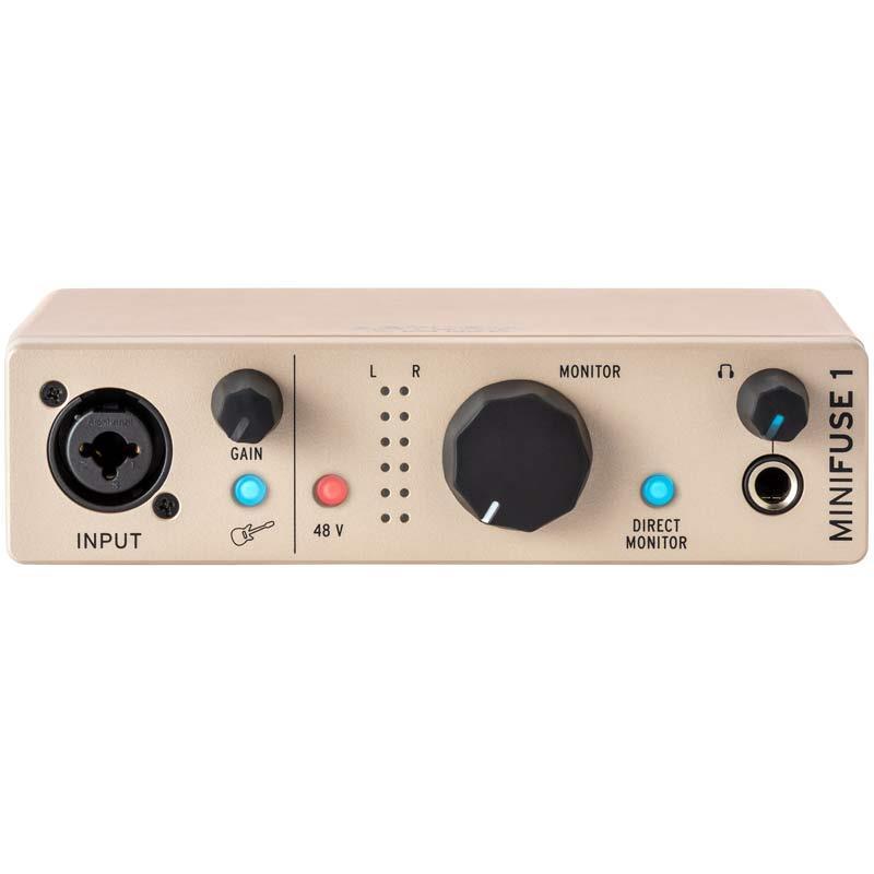 Arturia MINIFUSE 1 CHAMPAGNE (アートリア)(ミニフューズ)(シャンパン)(オーディオインターフェース)(Type-C対応)の画像