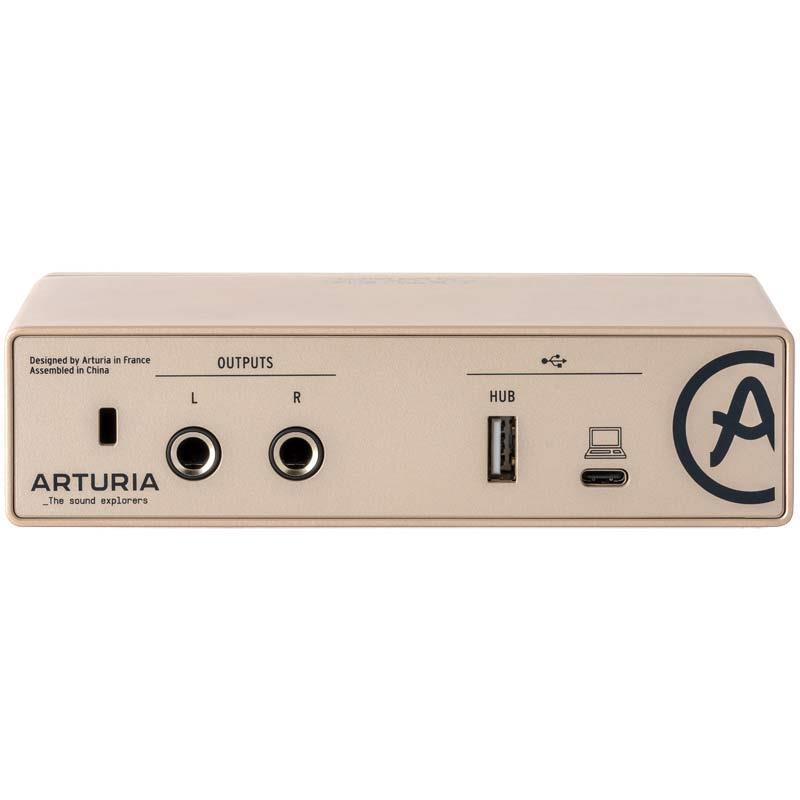 Arturia MINIFUSE 1 CHAMPAGNE (アートリア)(ミニフューズ)(シャンパン)(オーディオインターフェース)(Type-C対応)の画像