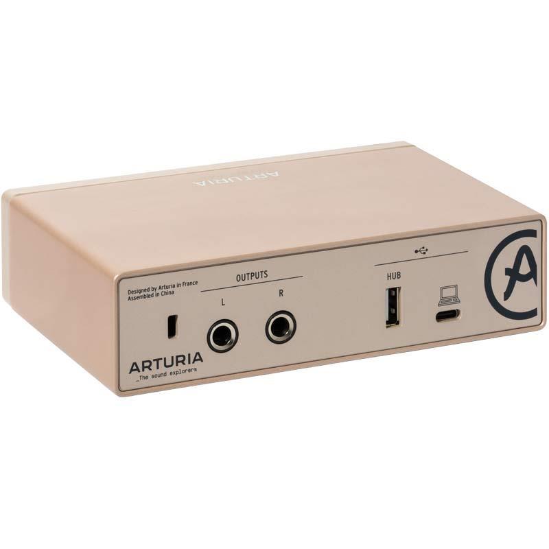 Arturia MINIFUSE 1 CHAMPAGNE (アートリア)(ミニフューズ)(シャンパン)(オーディオインターフェース)(Type-C対応)の画像