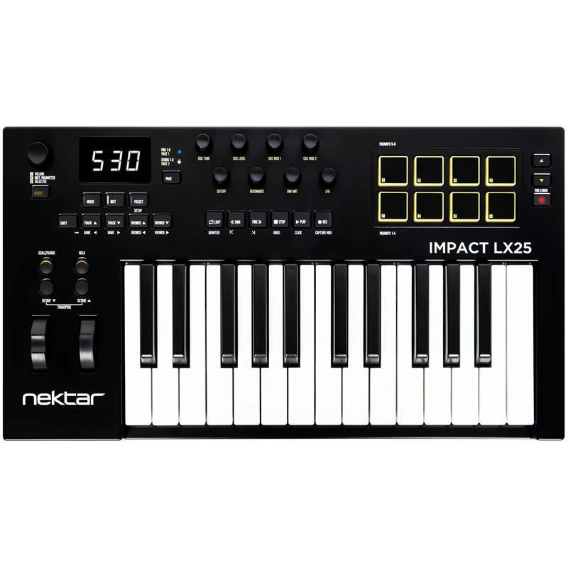 Nektar Technology Impact LX25 mk3  (ネクターテクノロジー)(USB・MIDIコントローラー)(エルエックスマーク3)_2