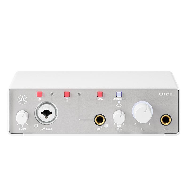 YAMAHA UR12MK3 W (ホワイト)(ヤマハ)(USB・オーディオインターフェース)(USB Type-C)(USB2.0バスパワー・ループバック機能対応)の画像