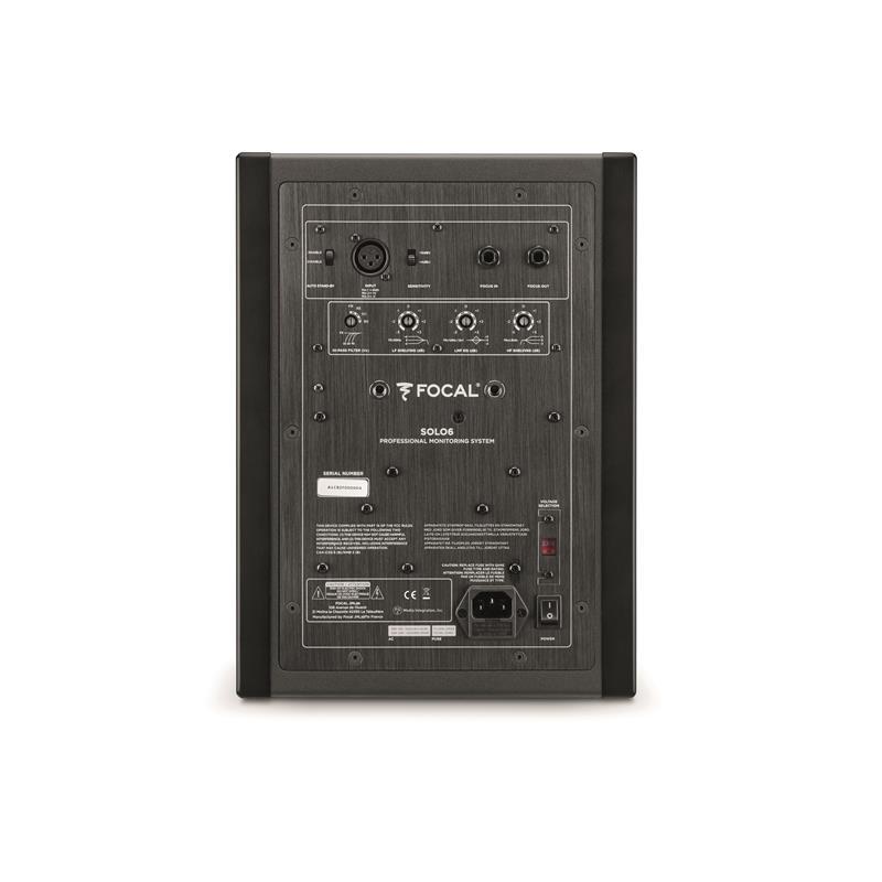 FOCAL ST SOLO 6 BLACK (1本)(フォーカル)(モニタースピーカー)(DTM)(ベリリウム・リバースドーム・ツイーター)の画像