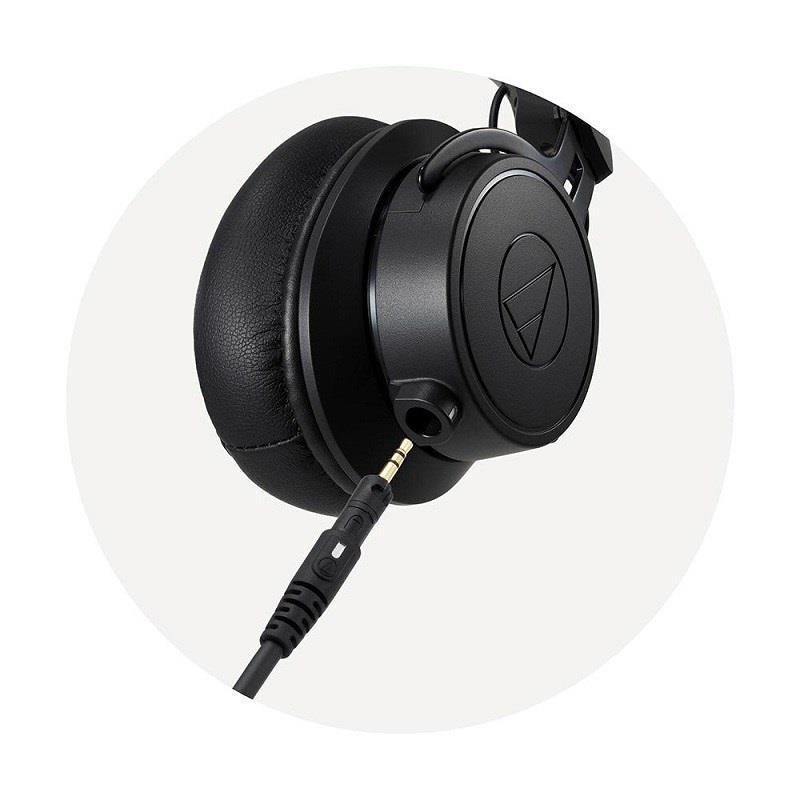 audio-technica 【クリエイター応援キャンペーン】ATH-M60xa+サンワサプライ PDA-STN25BK ヘッドフォンハンガーセット (オーディオテクニカ)(...の画像