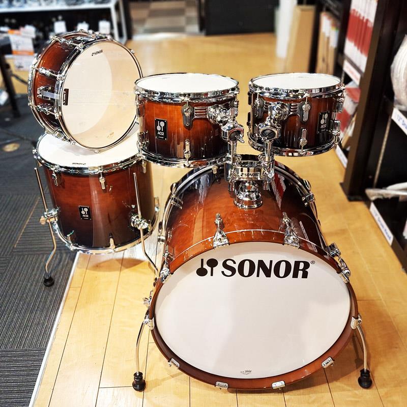 SONOR AQ2 STAGE Shell Set [22BD，10TT，12TT，16FT，14SD /Brown 