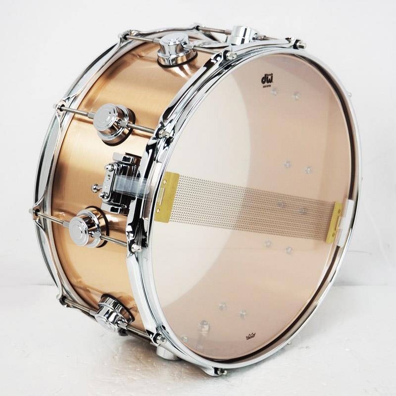 トラヴィス dw DRVZ6514SVC [Collector's Series Brushed Bronze Snare Drum 14